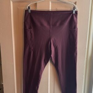 Danskin Maroon Leggings